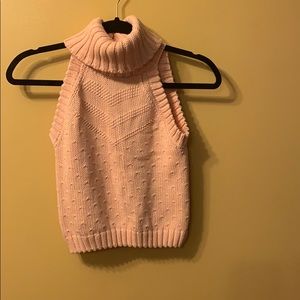Gianni Bini blush pink sleeveless sweater